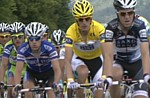 Andy Schleck whrend der zwlften Etappe der Tour de France 2010